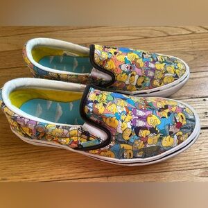 Vans Simpsons Slip-On Shoes size 8 men’s or 9.5 women’s.